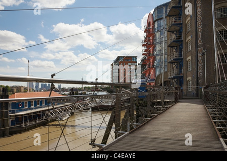Neue Concordia Wharf, Shad Thames, London, UK. Stockfoto