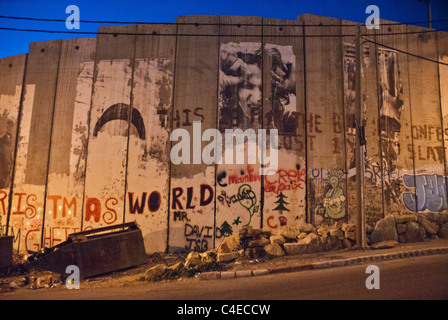 Bethlehem, ist es die Hauptstadt des Gouvernements der palästinensischen Autonomiebehörde Bethlehem und ein Zentrum der palästinensischen Kultur Stockfoto