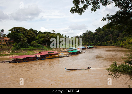 Kuala Tahan, Taman Negara N.P. Malaysia Stockfoto