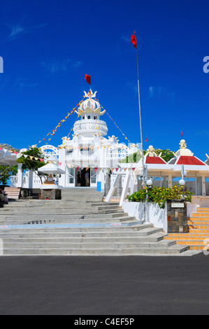 Das hinduistische Tempel Sagar Shiv Mandir ist eine bekannt und besuchte Sehenswürdigkeit in Poste de Flacq, Flacq, Mauritius. Stockfoto