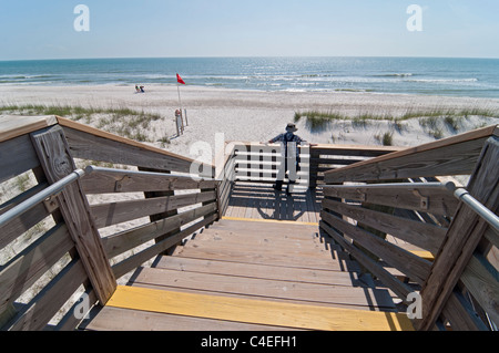 Golf-Strände Floridas Panhandle im St. Joseph Peninsula State Park. Stockfoto