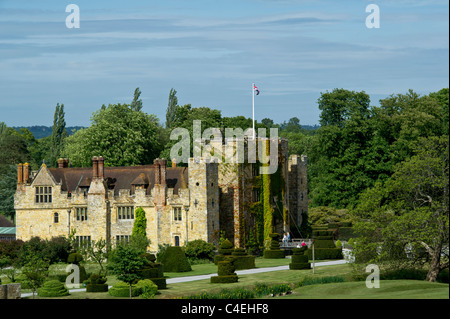 Hever Castle in Kent, Heimat von Anna Boleyn; Schloss Hever, Heim von Anna Boleyn, 2. Frau von Heinrich VIII. Stockfoto