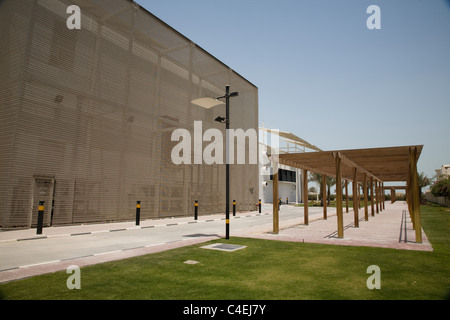 Strom Umspannwerk West Bay Doha Katar Stockfoto