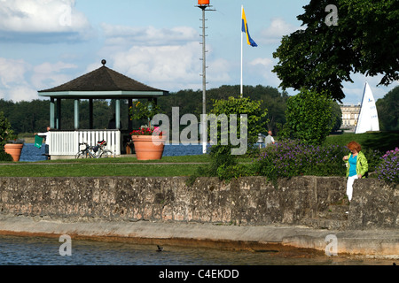 Pavillion-Hütte, Prien Stock Chiemsee Upper Bavaria Germany Stockfoto