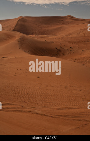 Wüstenszene Sanddünen al Ain Uae malerische Landschaft Stockfoto