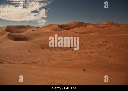 Wüstenszene Sanddünen al Ain Uae malerische Landschaft Stockfoto