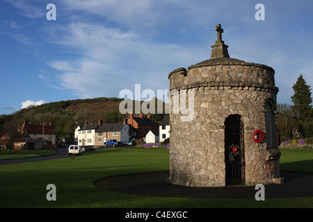 Das Kriegerdenkmal in Breedon auf dem Hügel, Leicestershire. Stockfoto