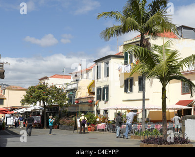 Restaurants in der Altstadt von Zona Velha Funchal Madeira Portugal EU-Europa Stockfoto