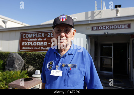 NASA ehrenamtlich im Blockhaus (hin und wieder Tour) Stockfoto