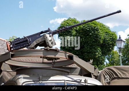 Zweiten Weltkrieg (WW2) Re-Enactment in einem Krieg am Tag um die Mid-Hants Bahn Linie im Juni 2011. Stockfoto