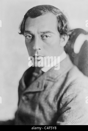 Vintage Portraitfoto ca. 1926 der amerikanische Komiker, Regisseur, Produzent und Drehbuchautor Buster Keaton (1895-1966). Stockfoto