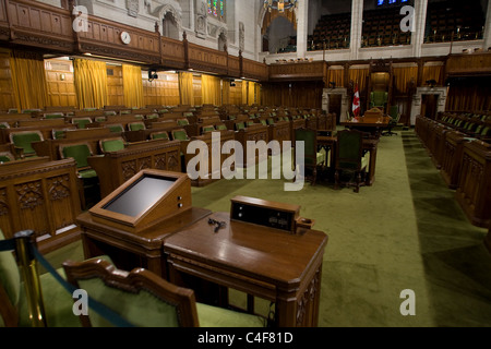 Bilder aus dem Inneren des kanadischen Haus des Parlaments in Ottawa Ontario Kanada. Stockfoto