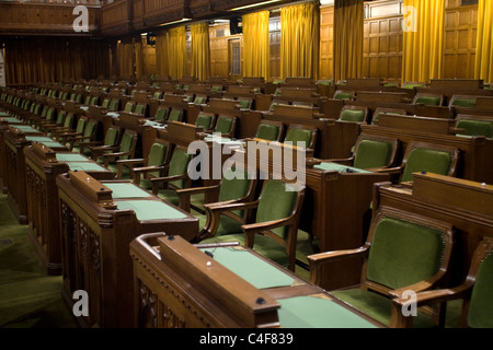 Bilder aus dem Inneren des kanadischen Haus des Parlaments in Ottawa Ontario Kanada. Stockfoto