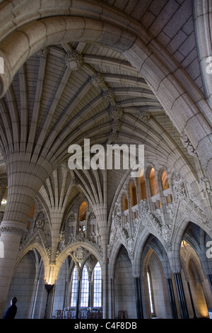 Bilder aus dem Inneren des kanadischen Haus des Parlaments in Ottawa Ontario Kanada. Stockfoto