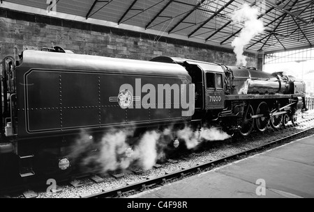 Der Herzog von Gloucester Dampflokomotive in Pickering-station Stockfoto