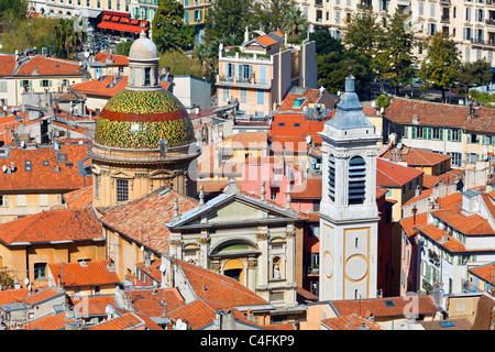 Europa, Frankreich, Alpes-Maritimes (06), die Altstadt von Nizza, Kathedrale Sainte-Réparate Stockfoto