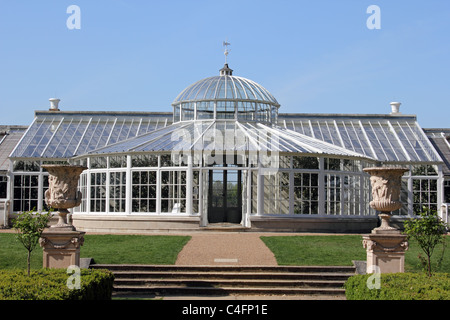 Wintergarten, entworfen von Samuel Ware, 1813, Chiswick House, London, England, UK Stockfoto