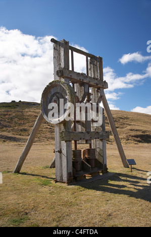 Altgold, Stanzen, Batterie, Kosciuszko-Nationalpark, Snowy Mountains, New South Wales, Australien Stockfoto