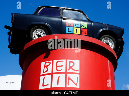 DDR Trabant Autos in Berlin Stockfoto