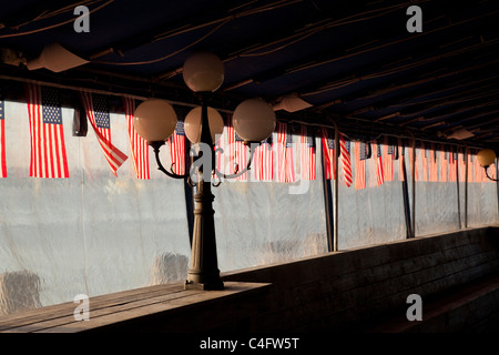 Claudios Muschel Bar in Greenport New York Stockfoto