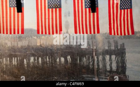 Claudios Muschel Bar in Greenport New York Stockfoto