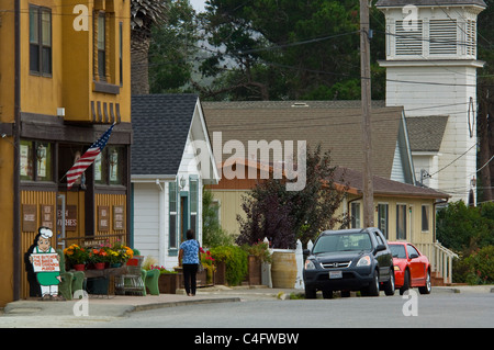 "Downtown" Pescadero, San Mateo County, Kalifornien Stockfoto