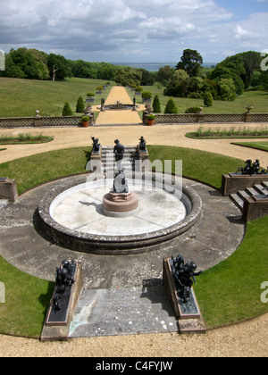 Garten Osborne House, Isle of Wight, England, Großbritannien Stockfoto