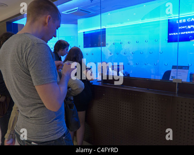 Paris, Frankreich, Eintrittskarten für Multiplex-UGC-Kino, Lobby des Kinos „Les Halles“, Cineplex-Film, UGC Les Halles Stockfoto