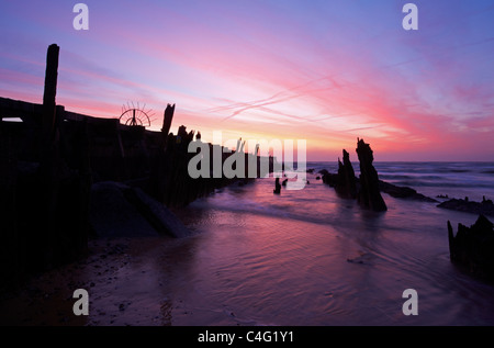 Walberswick auf der Küste von Suffolk Stockfoto