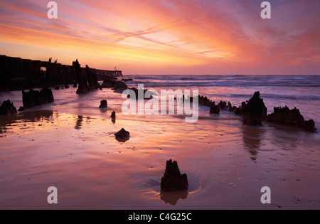 Walberswick auf der Küste von Suffolk Stockfoto