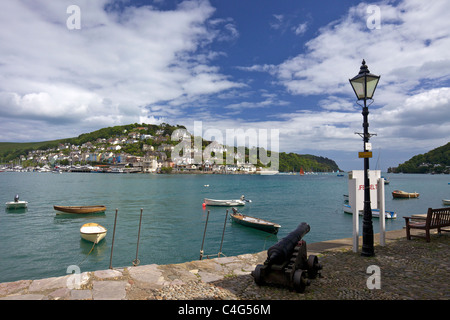 Mündung des Flusses Dart von Bayard Cove Dartmouth South Devon England UK GB Großbritannien Stockfoto