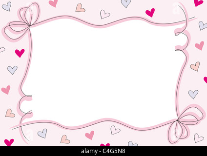 Süße Postkarte an besonderen Tag Stockfoto