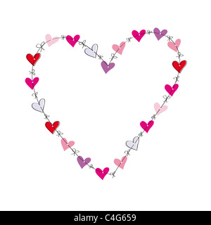 Süße Postkarte an besonderen Tag Stockfoto