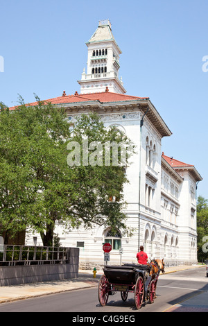 Tomochichi Federal Courthouse und Postamt, Savannah, Georgia Stockfoto