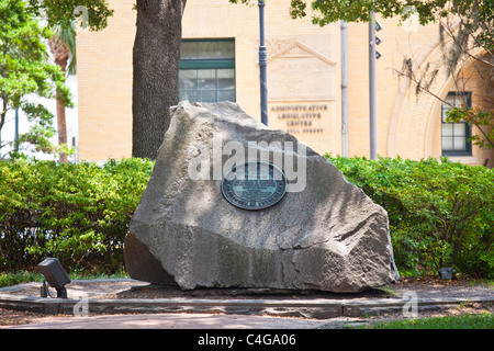 Denkmal für Tomo-Chi-Chi, Wright Square, Savannah, Georgia Stockfoto
