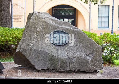 Denkmal für Tomo-Chi-Chi, Wright Square, Savannah, Georgia Stockfoto