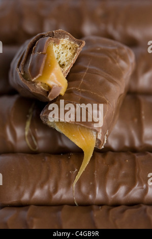 Schokolade Schokoriegel Twix. Stockfoto