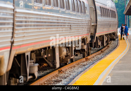 Amtrak-Bahnhof in Savannah, Georgia Stockfoto