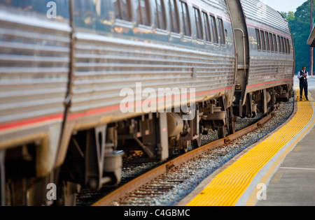 Amtrak-Bahnhof in Savannah, Georgia Stockfoto