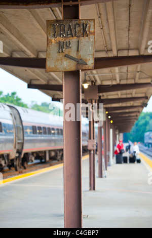 Amtrak-Bahnhof in Savannah, Georgia Stockfoto