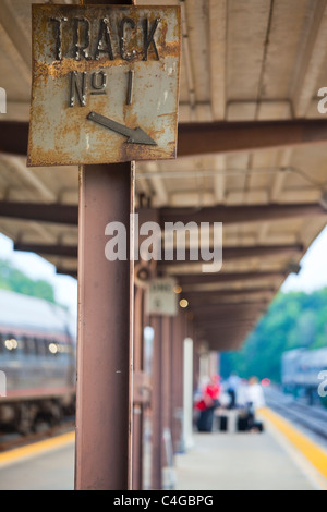 Amtrak-Bahnhof in Savannah, Georgia Stockfoto