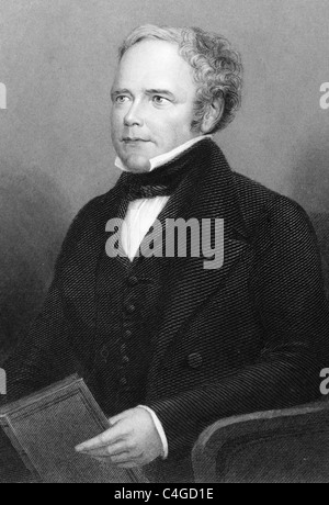 William Thomas Brande (1788-1866) auf Gravur von 1800 s. Englischer Chemiker. Gestochen von C.W.Sharpe nach einem Bild von L.Wyon. Stockfoto