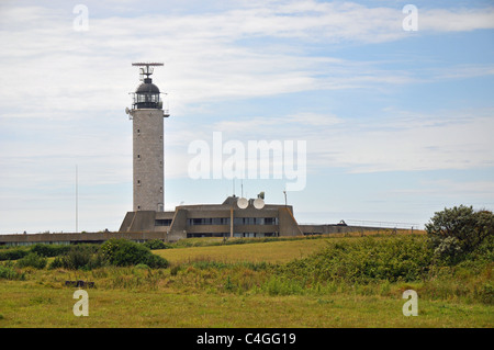 Cap Gris Nez, Frankreich: Leuchtturm auf den Punkt. Stockfoto