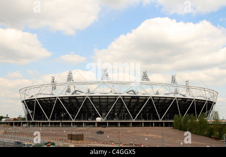 Das Olympiastadion in London Südseite Stockfoto