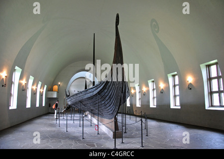 Die "Oseberg" Schiff, Wikingerschiff-Museum, Bygdøynesveien, Halbinsel Bygdøy, Oslo, Oslo County, Østlandet Region, Norwegen Stockfoto