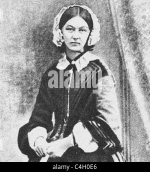 Florence Nightingale ist bekannt für ihre pflegerische Arbeit während des Krimkrieges (1854-56). Aus den Archiven von Presse Portrait Service (ehemals Presse Portrait Bureau) Stockfoto