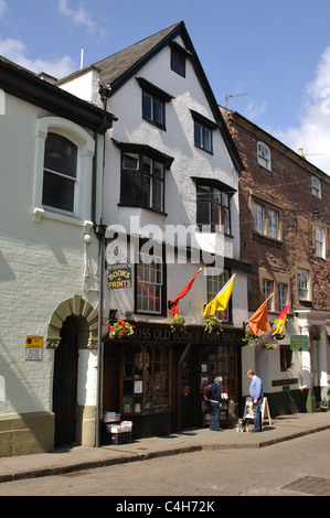 Die Old Book Store, High Street, Ross-on-Wye, Herefordshire, England, Vereinigtes Königreich Stockfoto