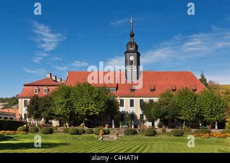 Schloss Und Park Seußlitz, Sachsen | Schloss und Park Seußlitz Stockfoto