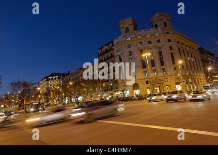 Passeig de Gracia, Barcelona, Spanien Stockfoto