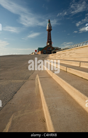 Blackpools neue Strandpromenade Stockfoto